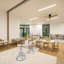 Lovell International School / Plan Architect - Interior Photography, Dining room, Table